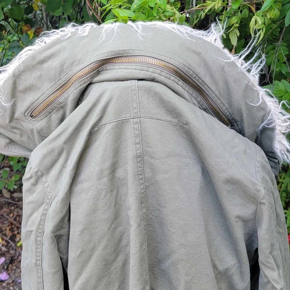 Olive Utility Jacket - image 6